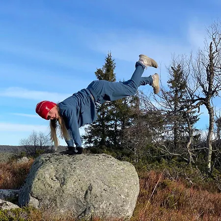 Tiny House On Wheels With Great Views Sjusjoen Minihus Med Utsikt Sjusjoen Ferienhaus