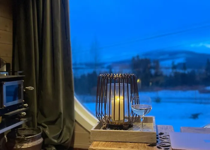 Tiny House On Wheels With Great Views Sjusjoen Minihus Med Utsikt Sjusjoen