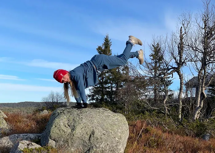 Tiny House On Wheels With Great Views Sjusjoen Minihus Med Utsikt Sjusjoen Semesterbostad